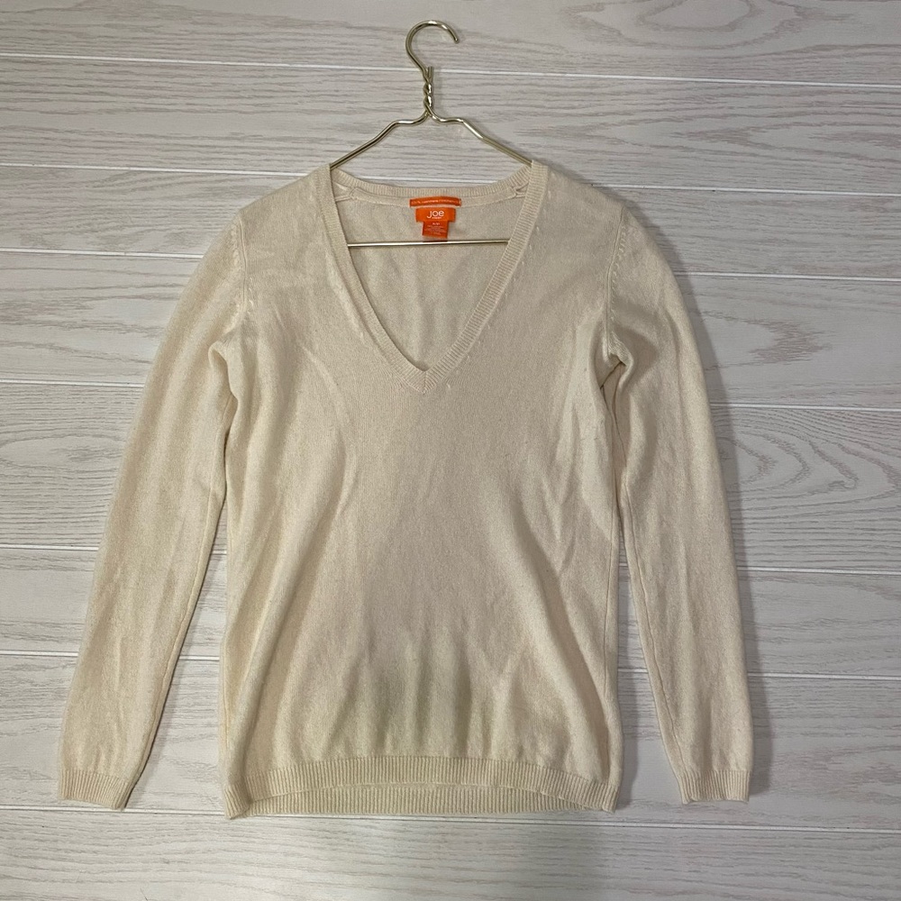 Joe Fresh cashmere cream sweater